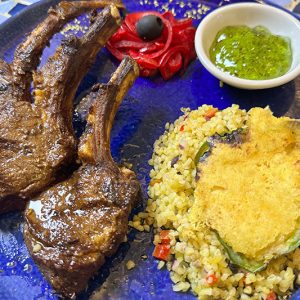 Grilled lamb chops